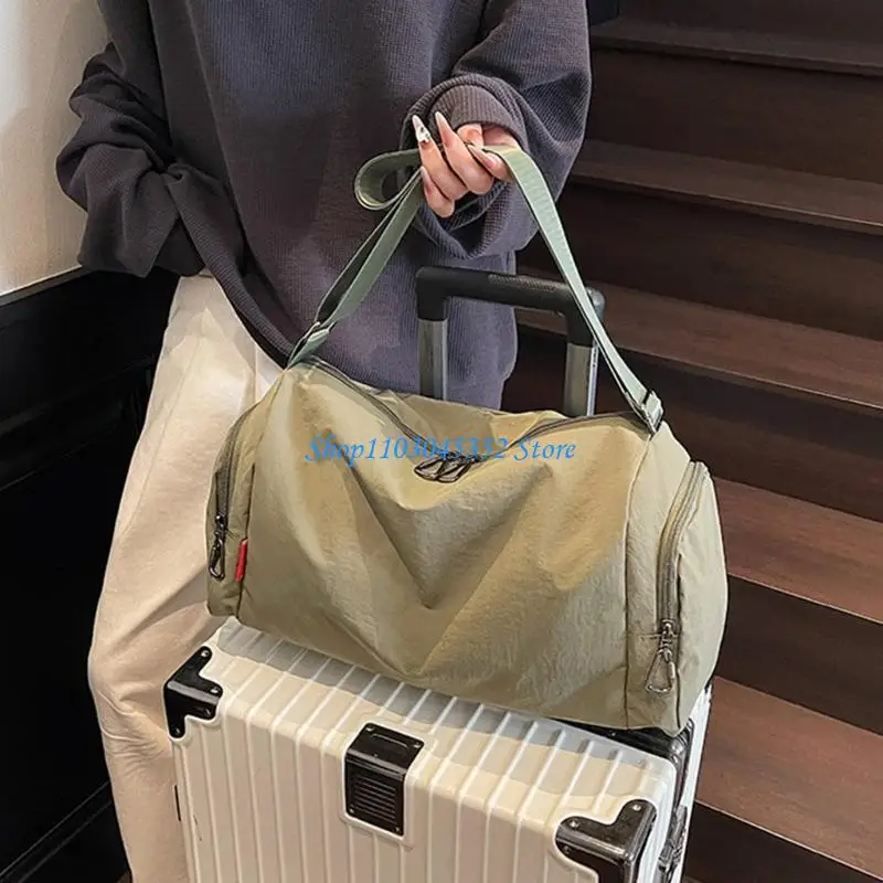 

Sports Gym Bag Foldable Travel Duffle Bag Carry On Weekender Bags for Women Girls Waterproofs Overnight Bag for Yoga