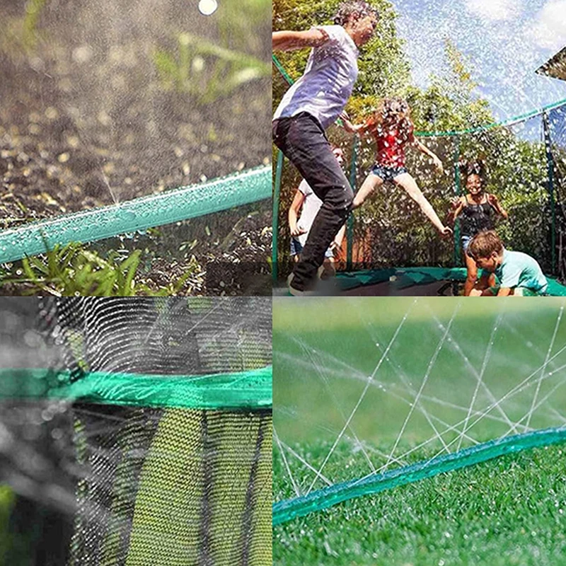 1 Set Of Sprinkler Heads And Soaking Hoses. The Ground Soaking Drip Hose Is Very Suitable For Gardens And Vegetable Gardens