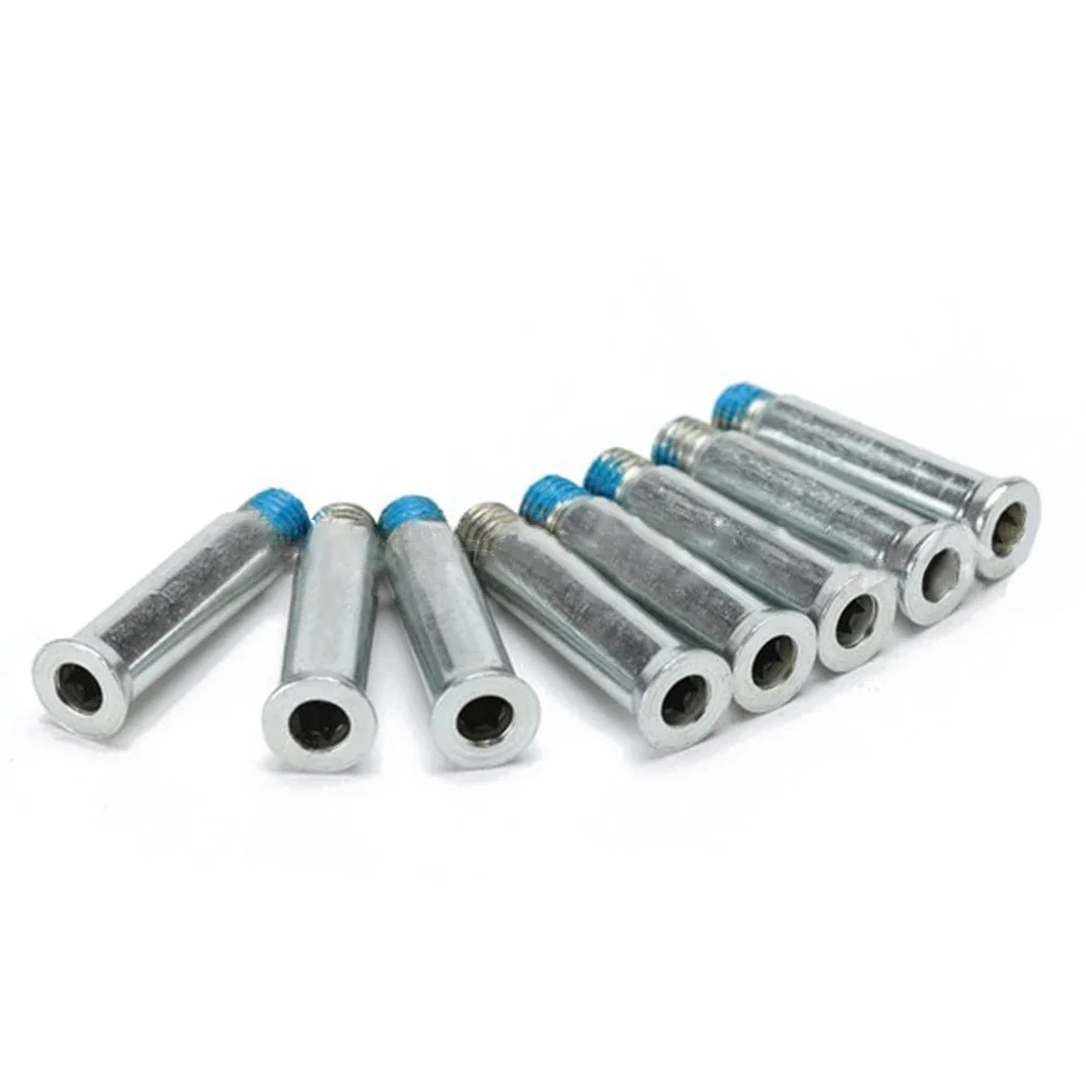 

10 Pcs Screw Shaft 35mm Metal Roller Skate Quad Boot Blades Wheel Bolt Screw Straight Row Roller Shoes Threaded Screws Parts