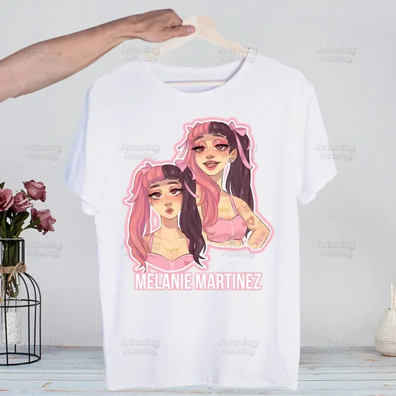 تي شيرت بأكمام قصيرة برقبة دائرية للرجال ، تي شيرت كاواي للرجال ، جودة عالية ، هيب هوب ، كاواي ، ميلانى مارتينيز ، Y2K #2