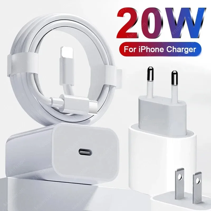 

20W PD Chargers USB C Type C High Speed Fast Quick Charging for Xiaomi 14 Samsung Iphone 13 15 Pro Max Mobile Phone Wall Adapter