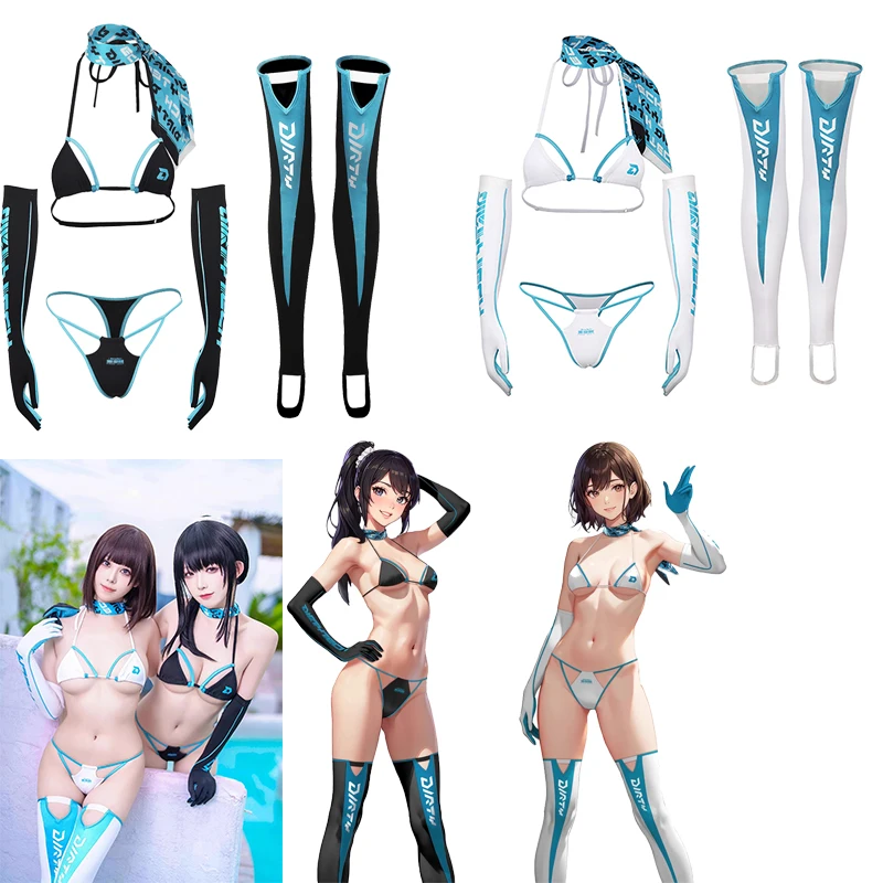 

Аниме Ся Лан косплей гоночная девушка аниме переплет бикини купальник сексуальные носки комплект Хэллоуин карнавал ночь