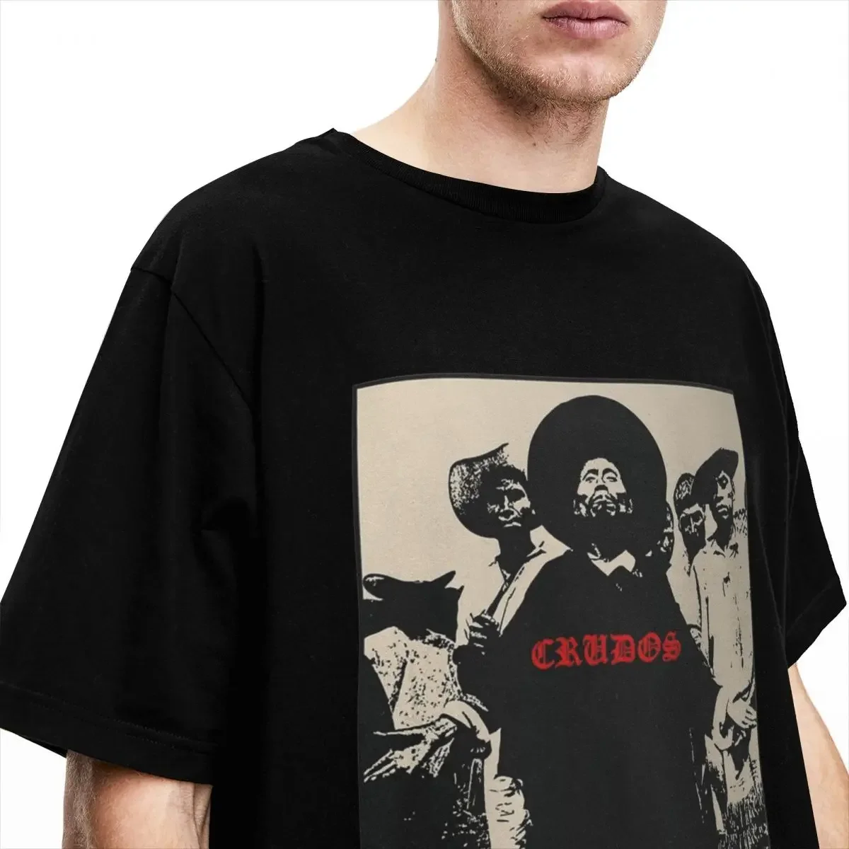 تيشيرتات رجالية كلاسيكية من القطن برقبة دائرية ، Los udos dooble ، LP disografia ، ملابس كبيرة الحجم ، صيف ، opshipping #2