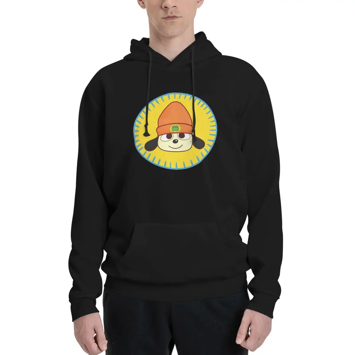 

PaRappa The Rapper Patch толстовки для мужчин и женщин повседневный пуловер толстовка в стиле хип-хоп с длинным рукавом с капюшоном осень-зима