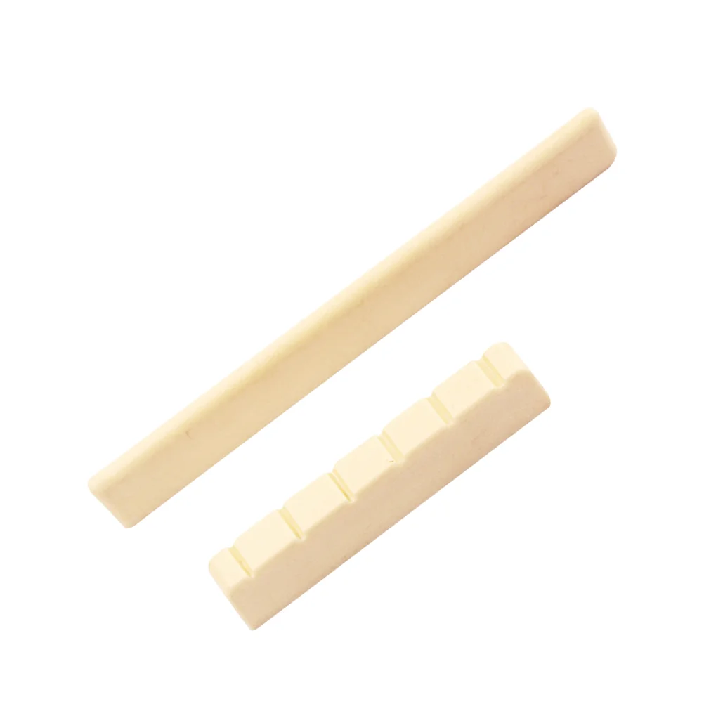 

Replacement Bridge Saddle and Nut for Classical Guitar (Yellow) guitar saddle guitar nut guitar saddle and nut