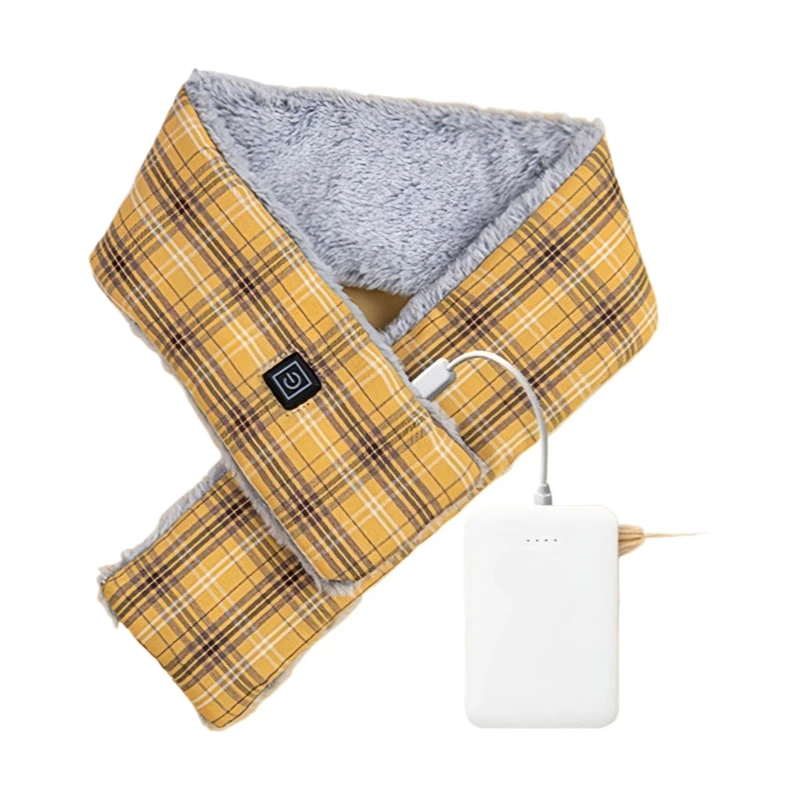 

Умный шарф с подогревом — перезаряжаемая нагревательная шаль/теплитель для шеи, зимнее морозостойкое тепло, идеальный рождественский подарок