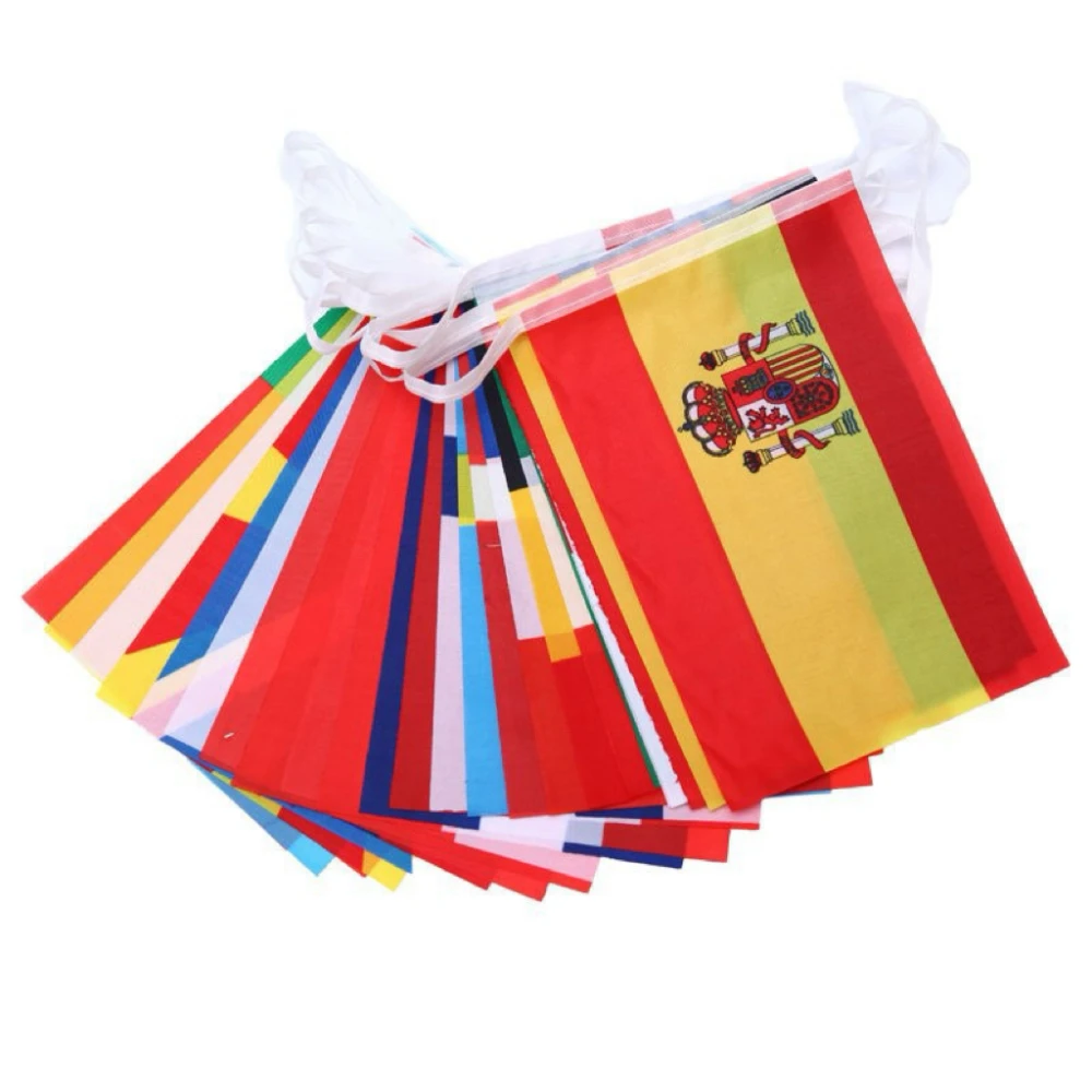 String flag14x21cm 20x30cm 100/200 bandiere di country Country Flag Bar Family Party Banner bandiere decorate