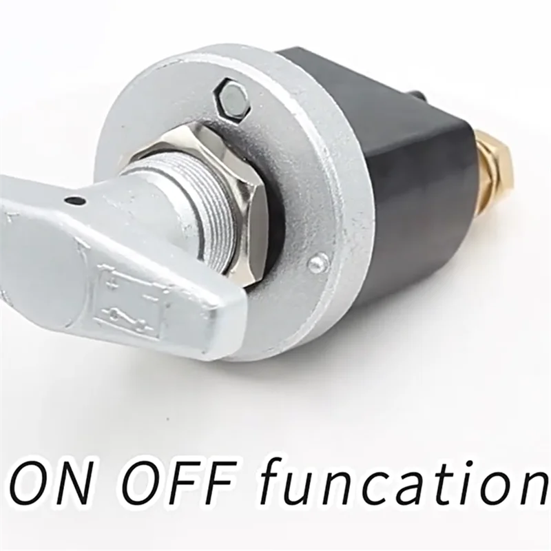 

Muscle Car Isolator Disconnector with Rush Keep It Clean Feature Heavy Duty 12-24V 1500 Amp Battery Kill Switch