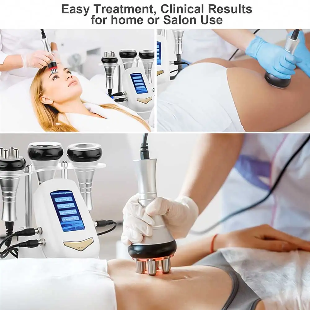 1Set 3 in 1 40K Cavitation Radio Frequency Ultrasonic Slimming Machine Wrinkle Removal Weight Loss Skin Tightening Beauty Tool