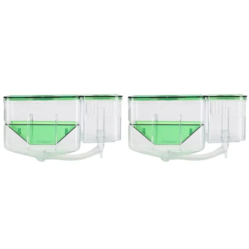 KYCOR-2X Aquarium Fish Tanks Breeding Box Little Fish Double‑Layer Isolation Incubator For Fish Shrimpspawning Box