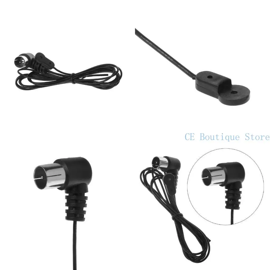 652F FM Radio Antena F Adapter 75OHM Kawat kabel konektor jantan unbal untuk Sherwood untuk Oenon