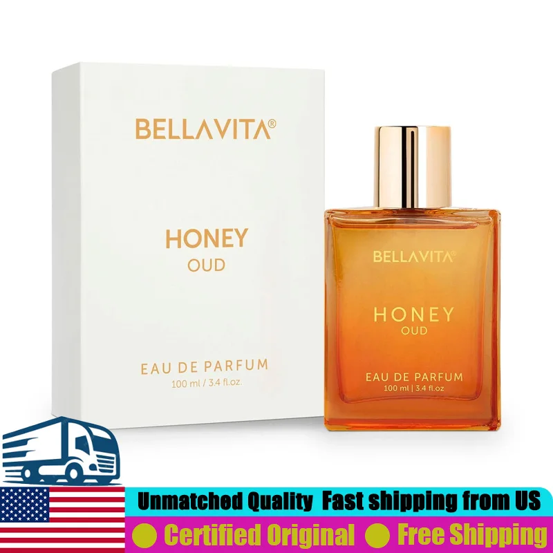 

Парфюмерная вода BellaVita Honey Oud, 100 мл, премиум-класса, арабские духи, стойкий восточный унисекс-аромат, подарок