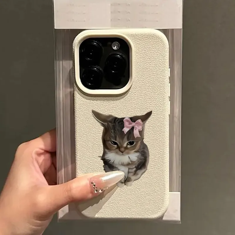 Lovely Cat Dog Animal Pattern Mobile Phone Case For iPhone 17 16 15 14 Plus 11 13 12 Pro Max 16E 17Air X XR XS Max Soft Cover - náhled 3