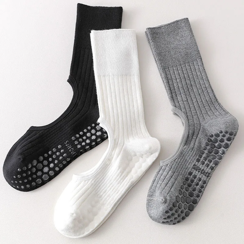 

Ballet Core Yoga Socks for Women Non-Slip Grippy Pilates Socks with Open Back Toe Breathable Dance Socks for Gym Fitness Workout