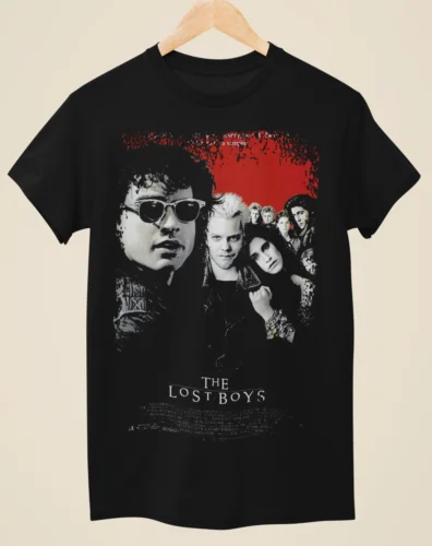 The Lost Boys - Movie Poster Inspired Unisex Black T-Shirt