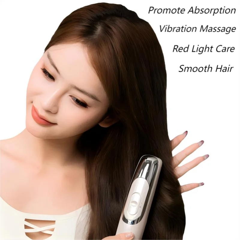 Red Light Care Scalp Massage Comb Hair Scalp Massager Cordless Electric Massager for Scalp and Hair Portable Massager for Head