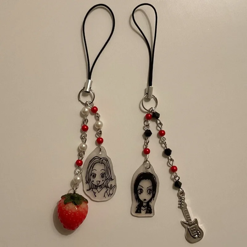 Nana matching phone charms/ keychains anime y2k handmade