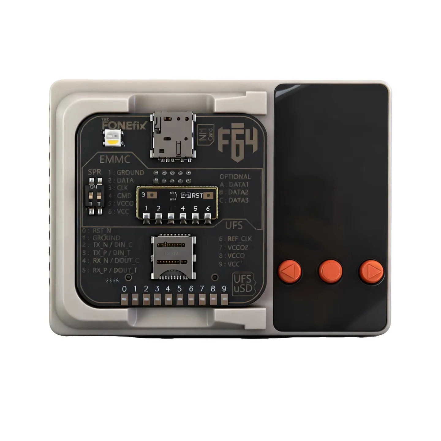 2026 Neues F64 Lite UFS EMMC ISP V2 Komplettset Original Flash-Tool-Box HSG1 FPC V2 EMMC FPC für Handy-Speicherchip-Datenreparaturwerkzeuge – Detail 6