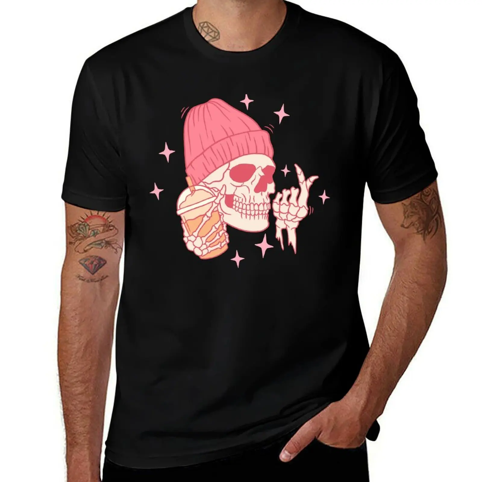 

skeleton i purple you T-Shirt sweat affliction shirts cotton man t-shirts quick-drying men tshirt