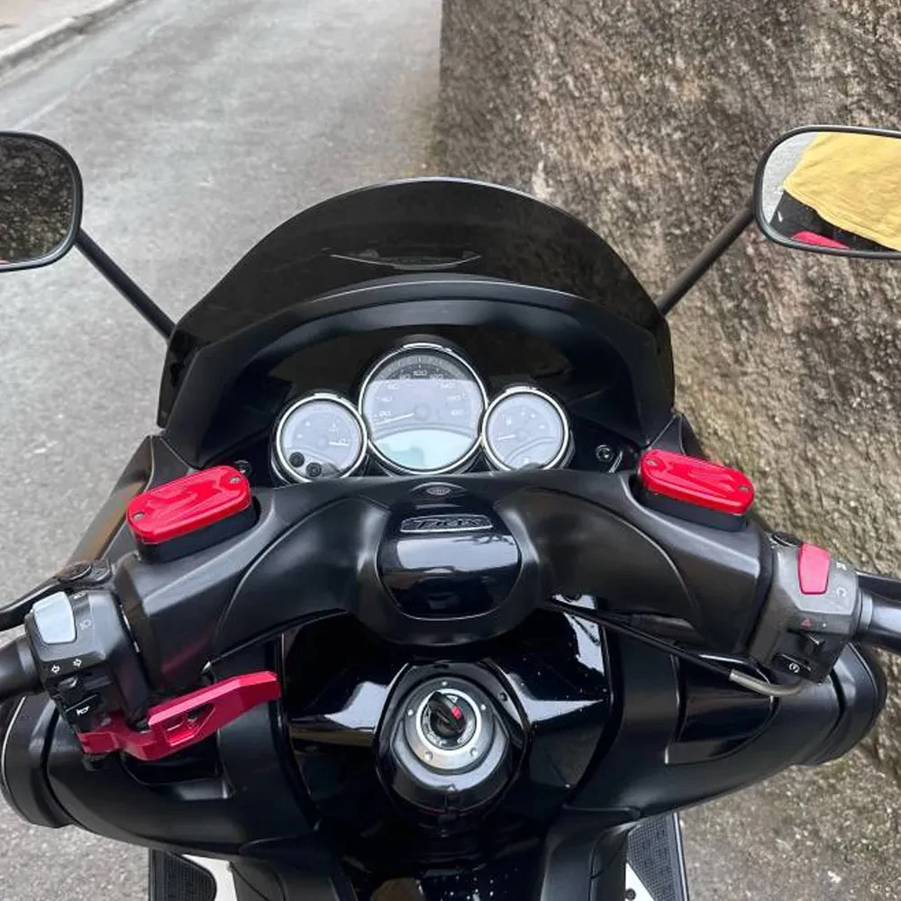 Motorcycle For Yamaha Tmax 530 Tmax 500 2008-2009-2015 TMAX-530 TMAX-500 Brake Fluid Fuel Reservoir Tank Cap Cover Accessories