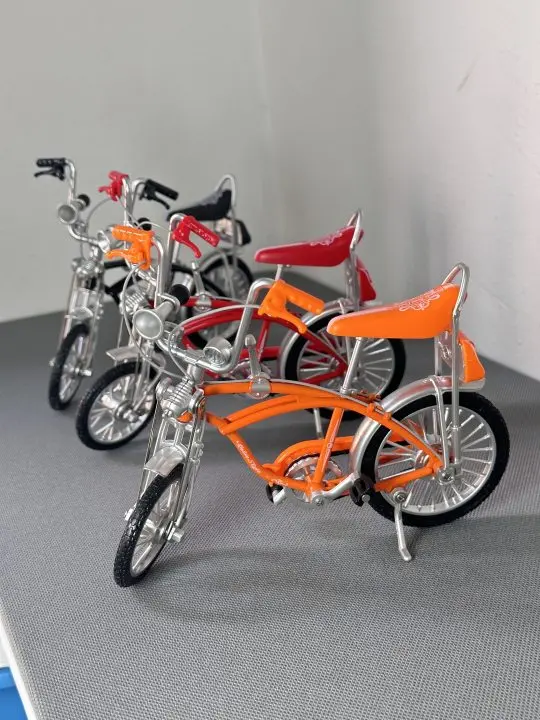 Modelo de bicicleta mini liga para meninos, fundição de dedo mountain bikes, simulação diecast, presentes de coleção, brinquedos, 1:10, moda