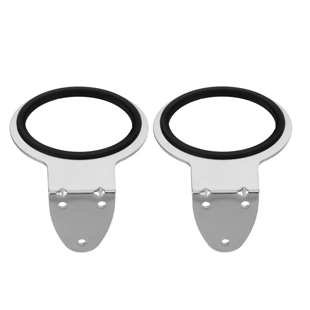 

2Pcs Stainless Steel Hair Dryer Holder Wall Mounted Blow Dryer Organizer for Bathroom Salon Home Space Saving Lazy Stand