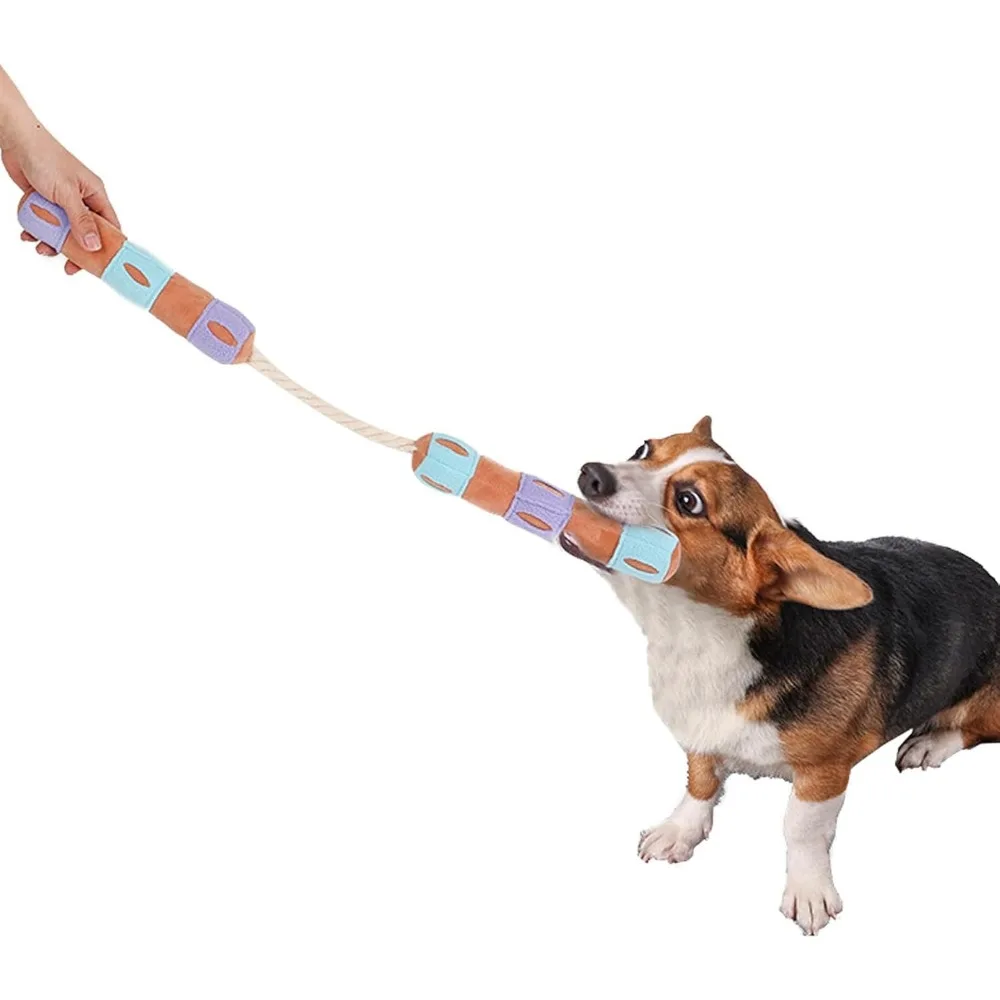 Double Stick Sniffing Toy, with Release Stress and Relieve Emotions Nunchakus Pet Toy for Dog Interactive Toy