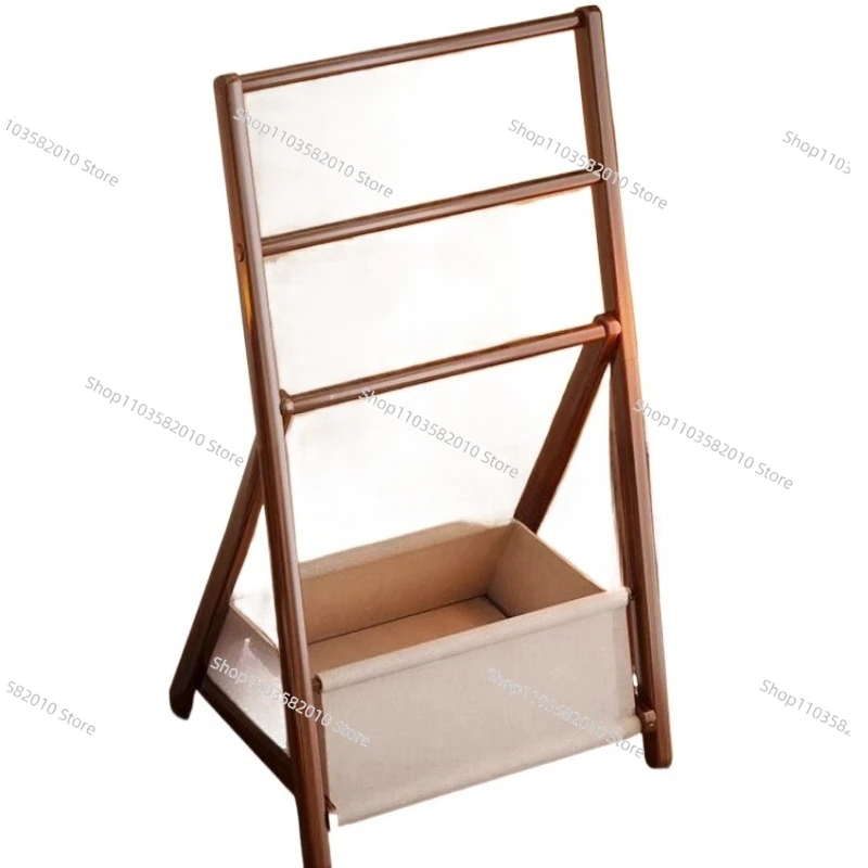 Floor Coat Rack, Standing Hanger Shelf for Bedroom Living Room Furniture