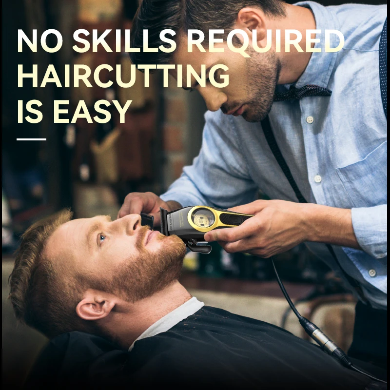 Kemei المهنية مقص الشعر المغناطيسي الإرتفاع المحرك 8800 دورة في الدقيقة شحن قاعدة مقص الشعر الرجال مقص الشعر KM-2373 #5