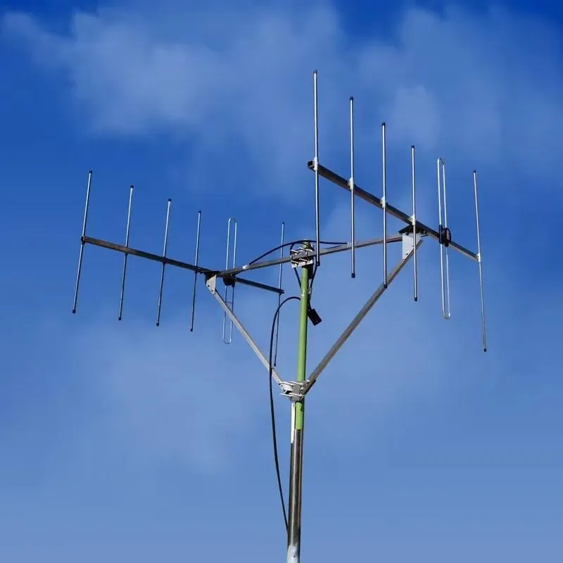 High Gain VHF Yagi Antenna 150MHz 550MHz 16dBi Dual Band for BTV Broadcast Two Way Radio