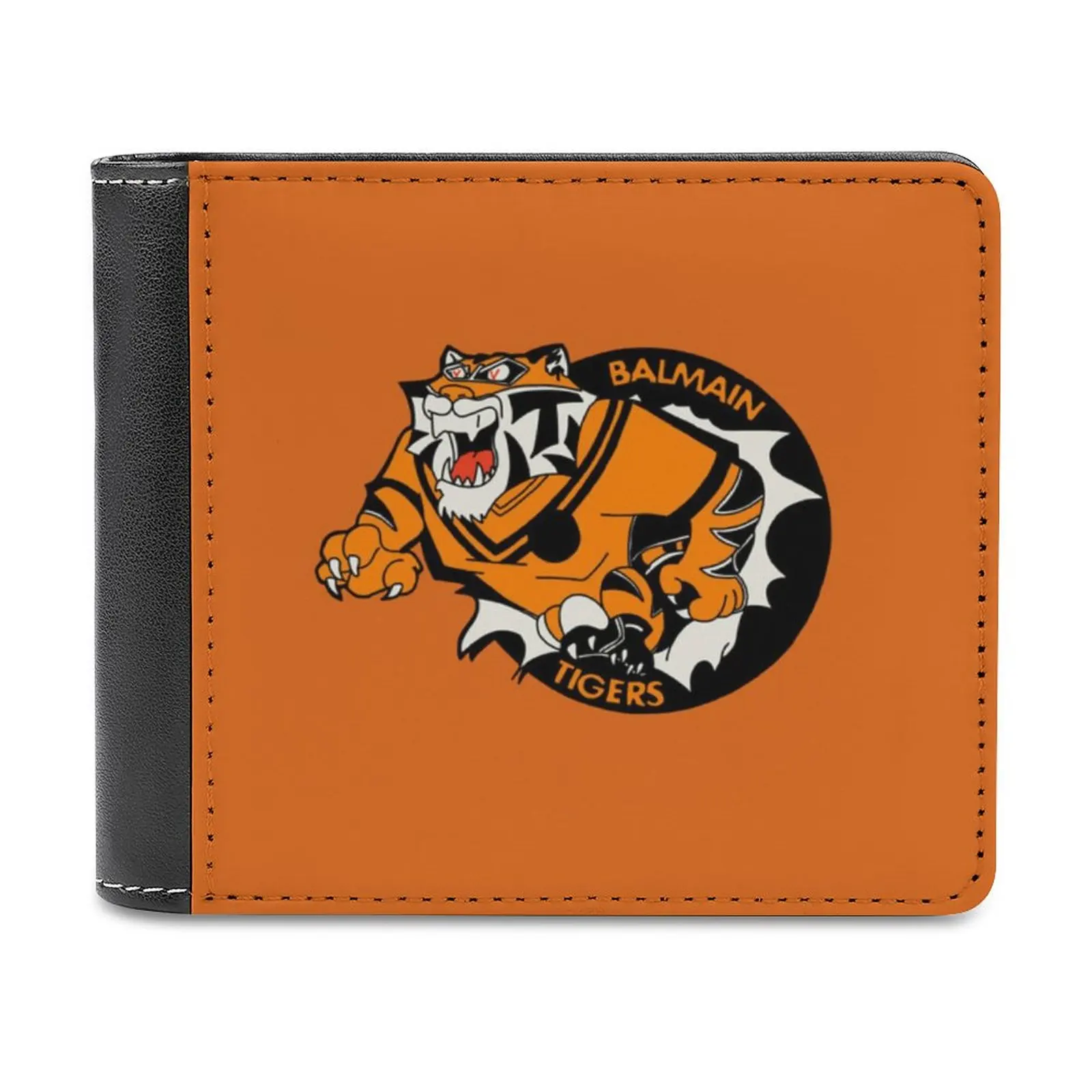 

Мужской кошелек с логотипом Tigers, легкие портативные кошельки для отдыха и путешествий, короткий стильный мужской кошелек Tigers Nrl Nswrl Wests Tigers