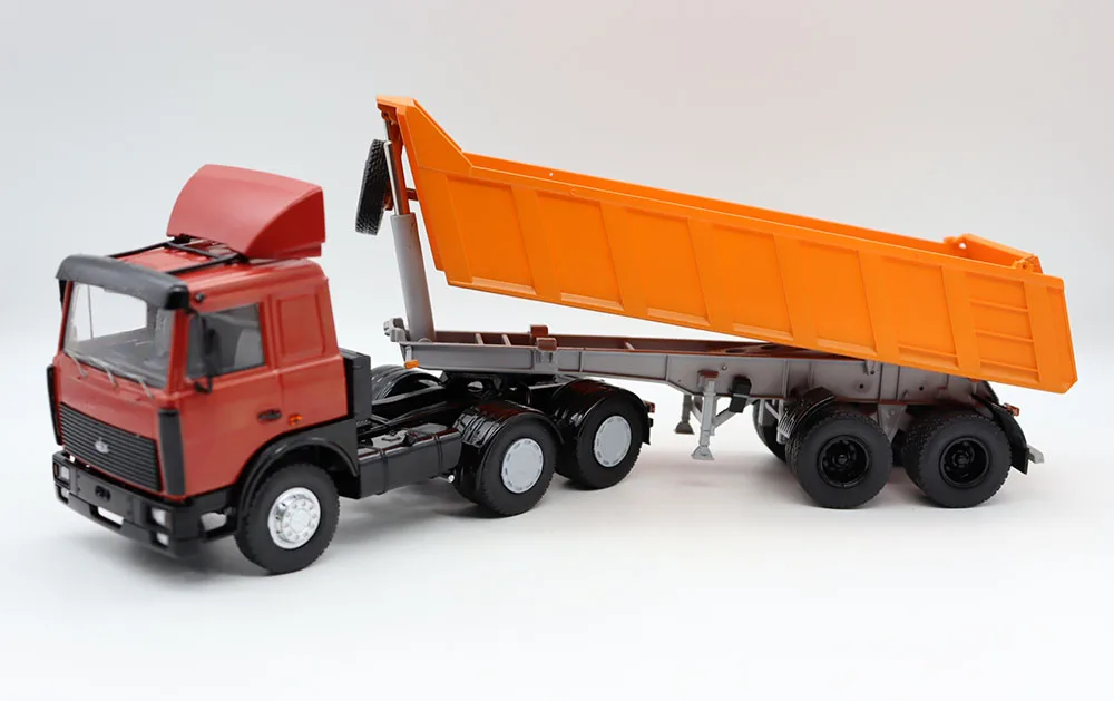 NEW SSM 1:43 Scale Modles MAZ-6422 with MAZ-9506-20 USSR Truck SSM7039 For collection gift