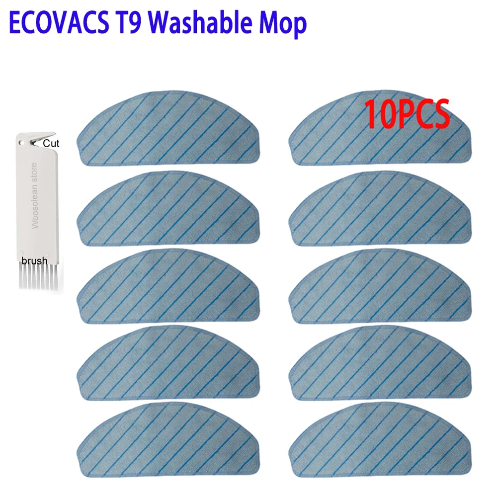 Wasbaar Dweildoek Voor Ecovacs Deebot T9 Robot Stofzuiger Serie Onderdelen Vervangen