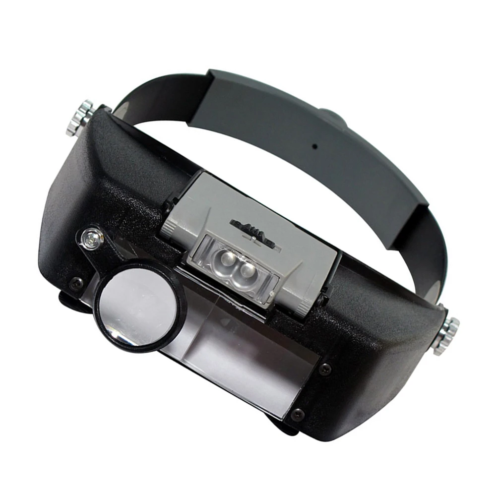 

Head Mounted Lightweight Clip Watch Glass Mirror Portable Magnifying Tool Flexible Head Mount Magnifying Glass Glasses Repair