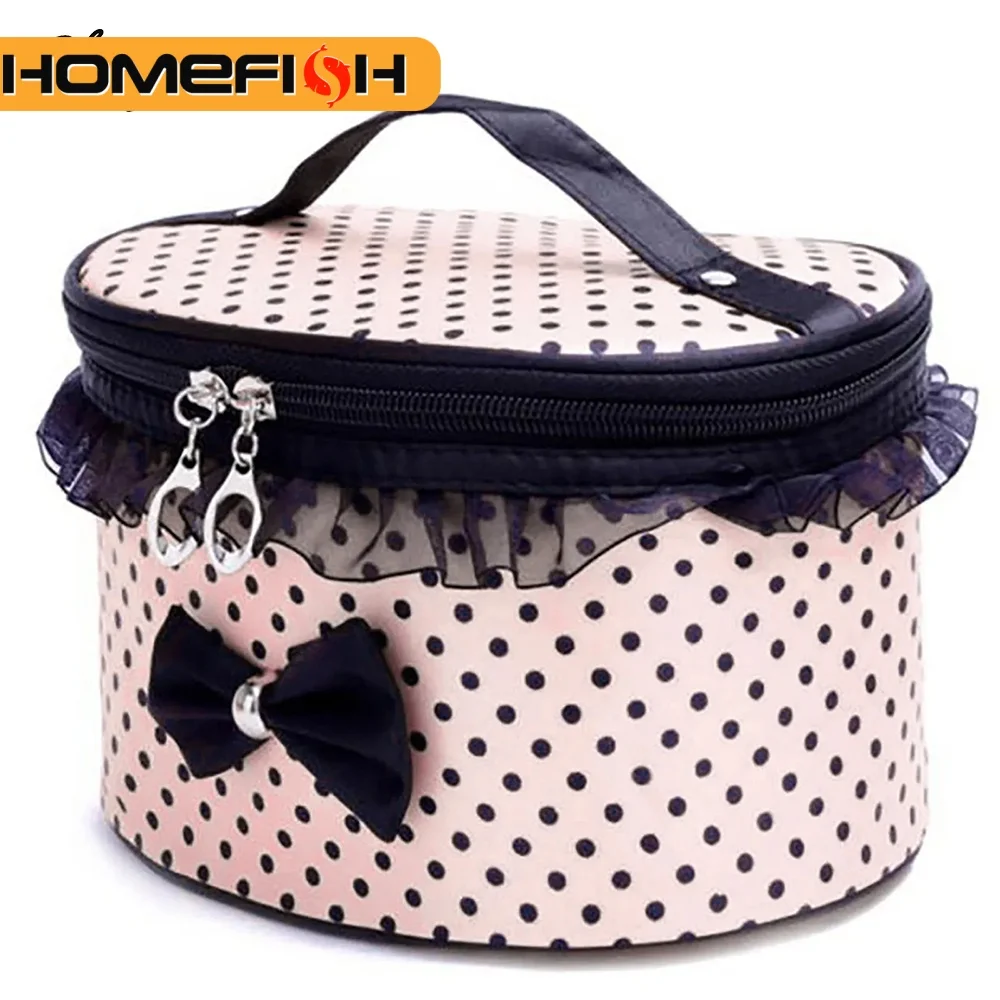 Random Organizer Bag Creative Cylinder Compressible Miscellaneous Toiletries Bag Waterproof Desktop Travel Storage Bag