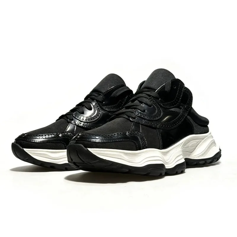 New Designe Men Sports Fashion Slippers Summer Lazy Casual Mule Shoes Thick-sole Breathable Comfortable Sneakers