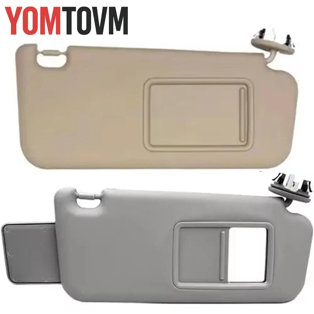 

Grey Beige Car Sun Visor Panel with Mirror Light for Toyota RAV4 2006 2007 2008 2009 2010 2011 2012 2013 Left Hand Drive
