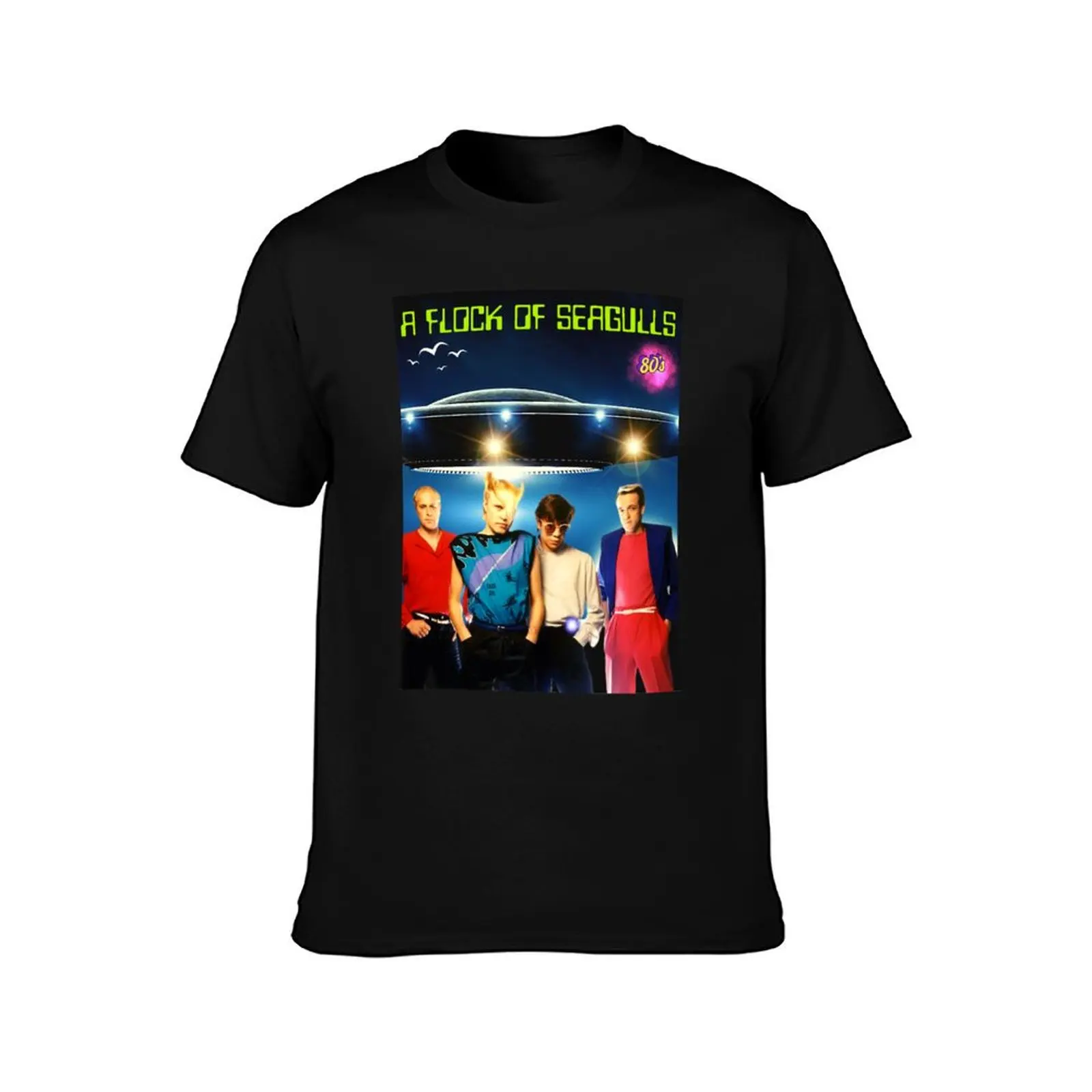 A FLOCK OF SEAGULLS NEW VERSION T-Shirt Sports Casual Breathable Tee Shirt T-Shirt