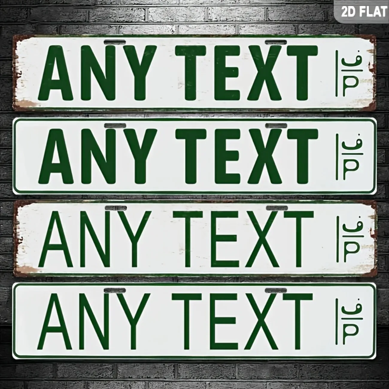 

1pc Customizable Vintage Car Aluminum Wall Plaque Personalized Sign for Cafe Restaurant Office Decorative Only