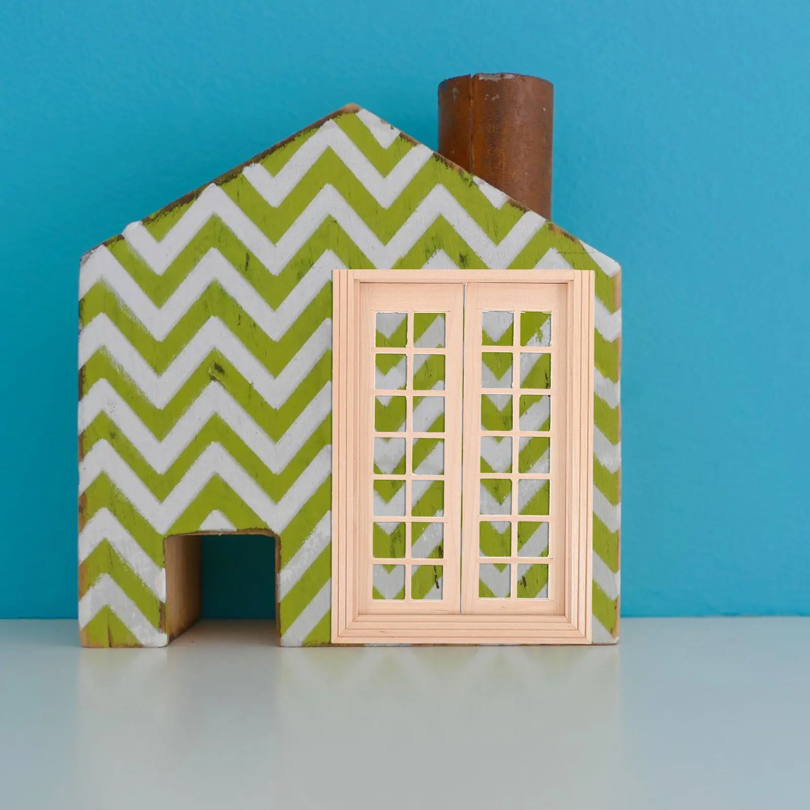 

Dollhouse Doors and Windows Hardware Craft Outdoor Decor Front Supply Mini for Accessory