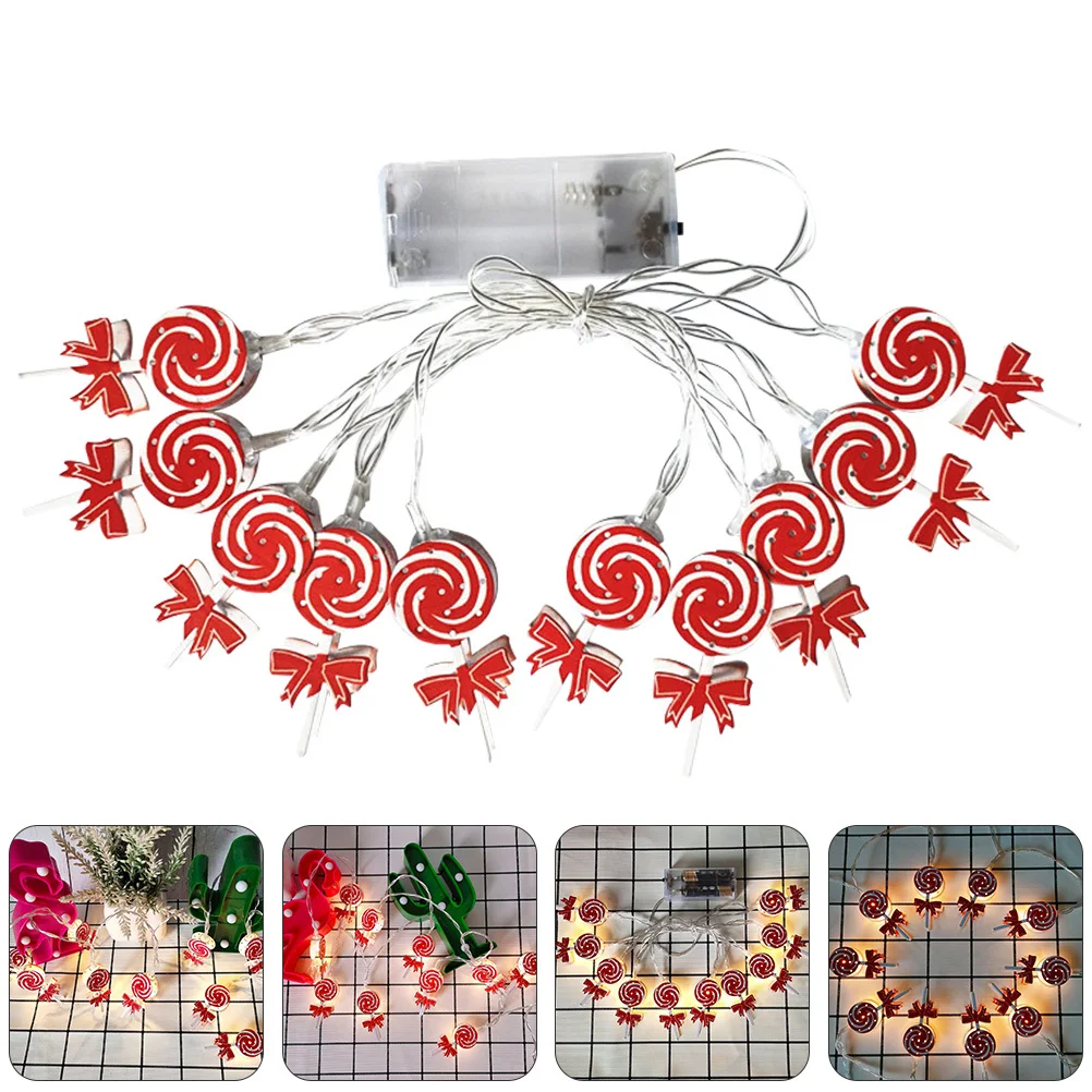 1Pcs LED Lollipop Candy String Lights Exquisite Decoration for Christmas Indoor Outdoor Party Bedroom Candy String Lights