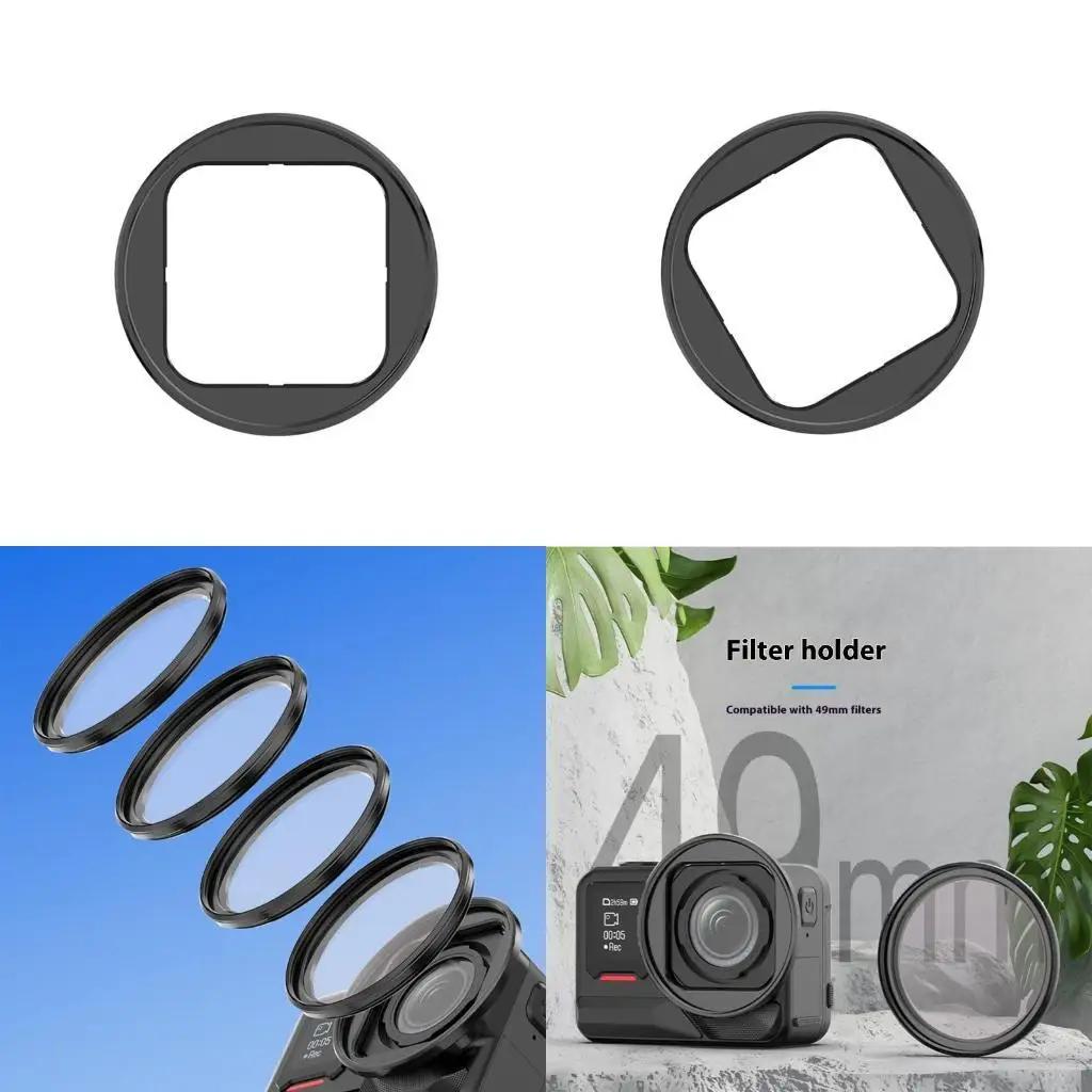 

96GE Multipurpose 49mm Filter Bracket Rack Aluminum Alloy Stabilized Camera Accessory