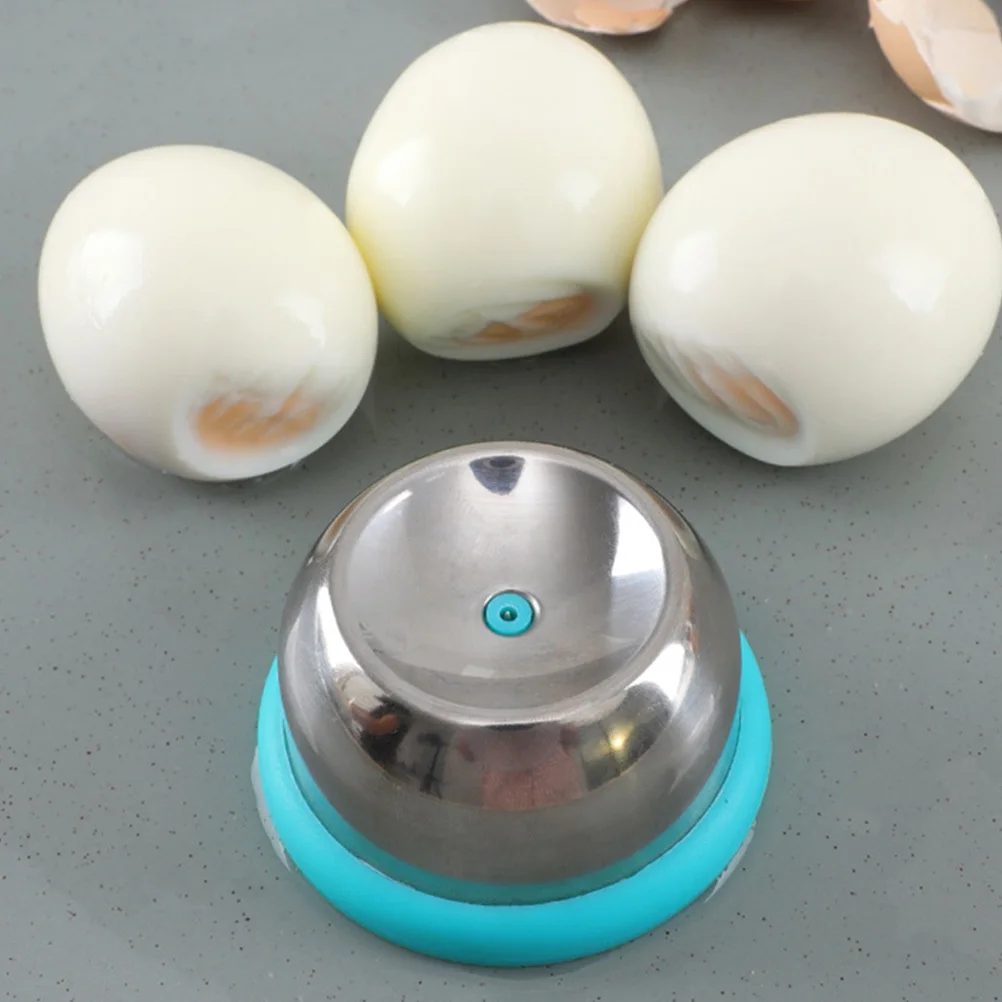 

Egg Piercer Tool Stainless Steel and PP Material Compact Design for Steaming Boiled Eggs Non-Slip Base Egg Punching Gadget