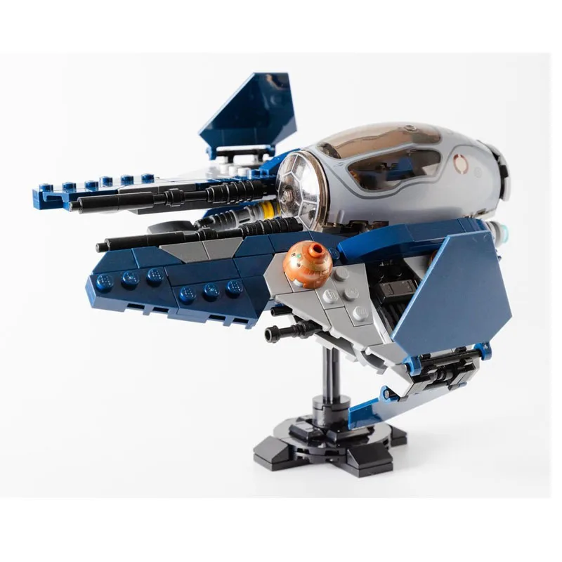 MOC-246925 MOC Interceptor Brick Toy Gift Blocks Expansion Spaceship Set Building Blocks Toy Creative Space War Set 360PCS - view 4