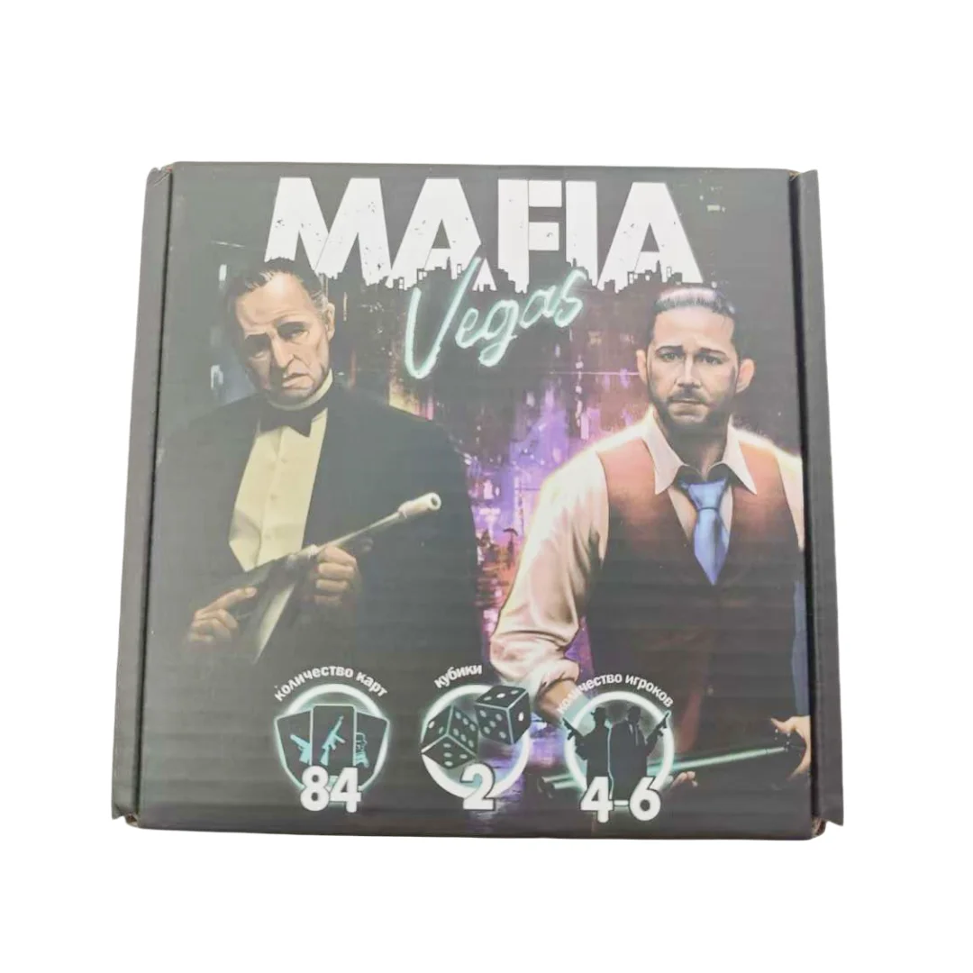 

Card Game",Vegas/Мафия", Parties Games, Interactive Board Games Suitable for Parties and Family Parties, Game Gifts (Slight Color Difference in Color)