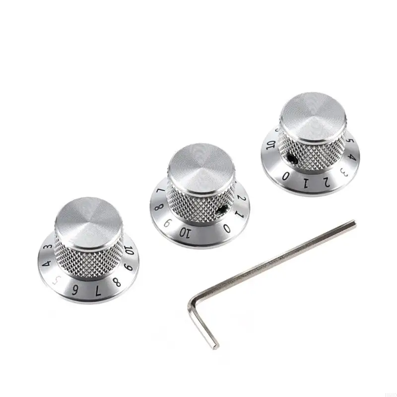 Guitar Turning Knobs Top Hat Button Volumes Control Knobs Guitar Potentiometer Knobs Guitar Turner Knobs Replacement 