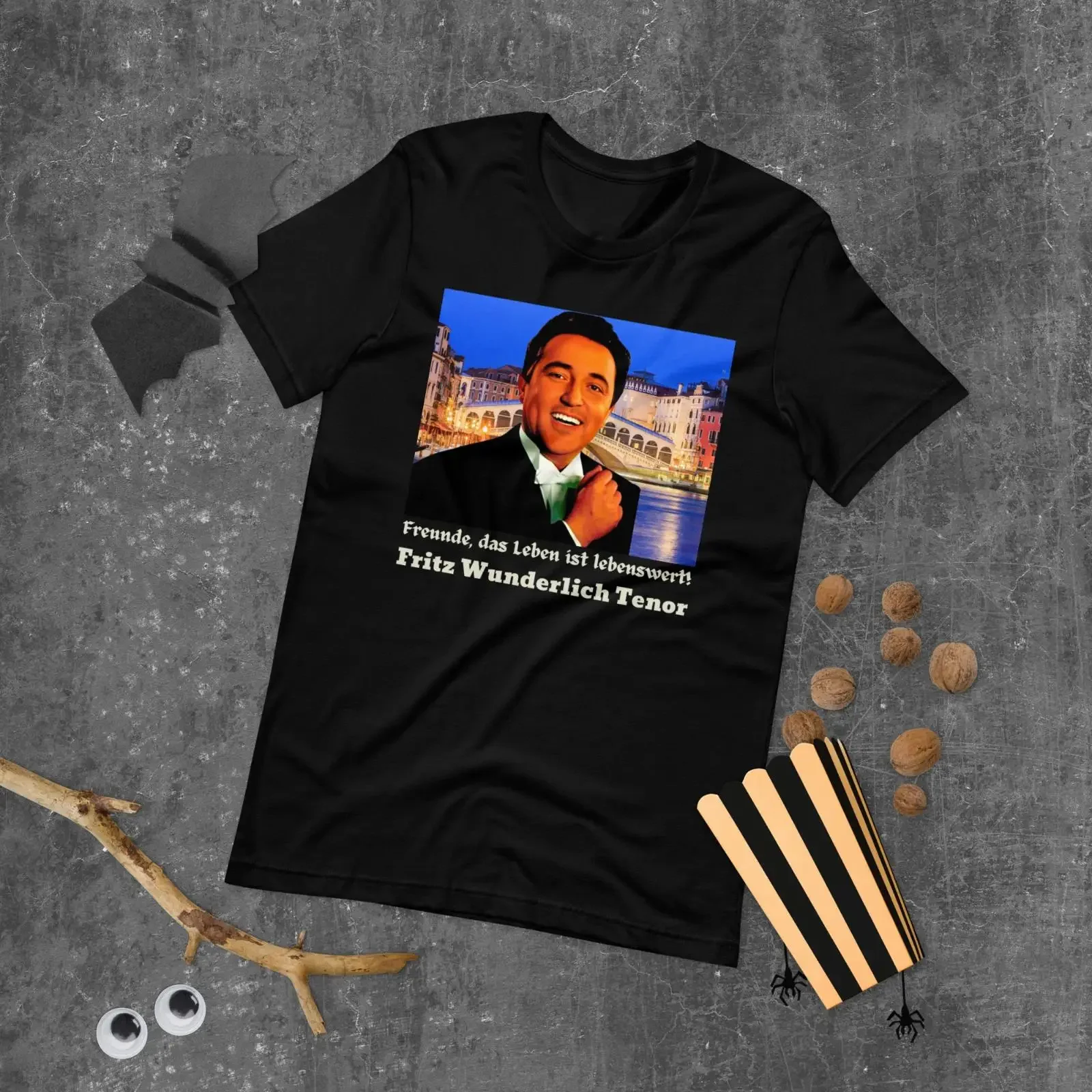 Fritz Wunderlich German Opera singer Lyric Tenor Premium T shirt S 4XL vintage Washed Slightly Versatile designer clothes
