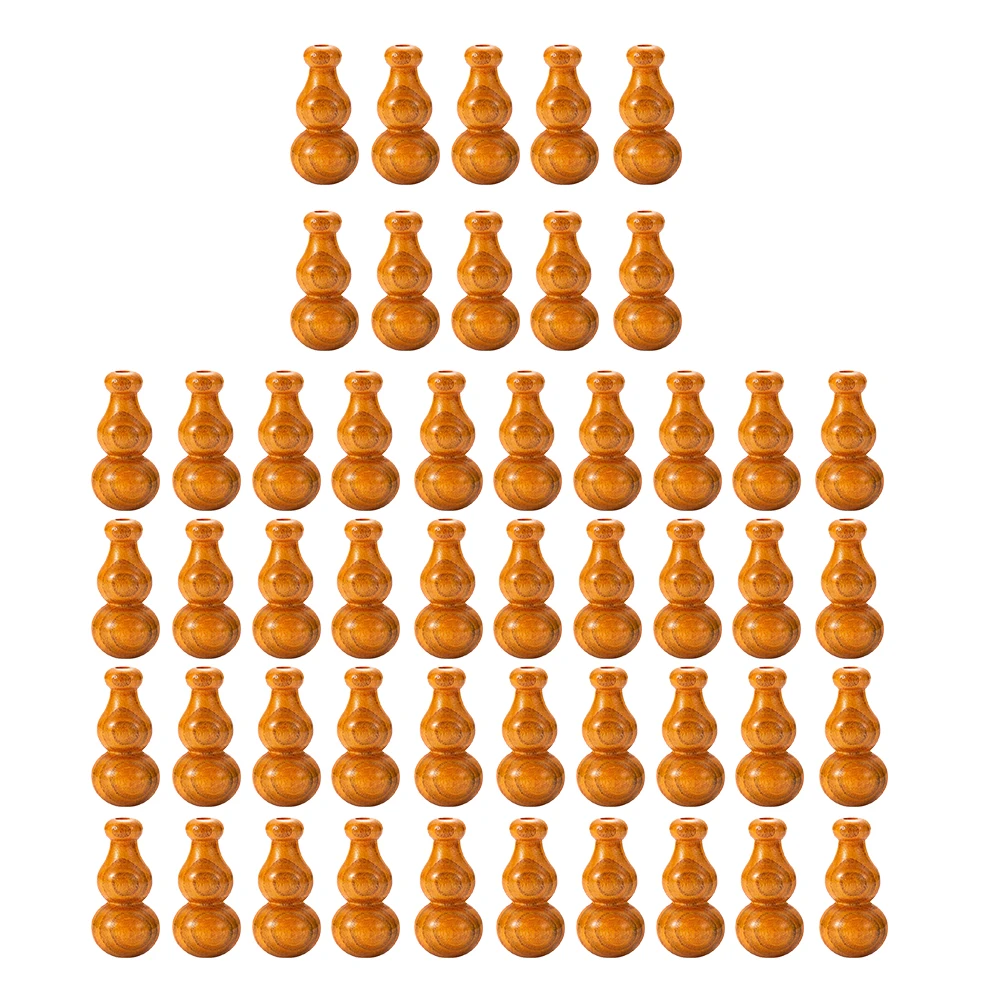 50pcs Wooden Beads Natural Home Door Curtain Bead Decor Decor Hotel Teahouse Curtains Privacy Smooth Surface Treatment