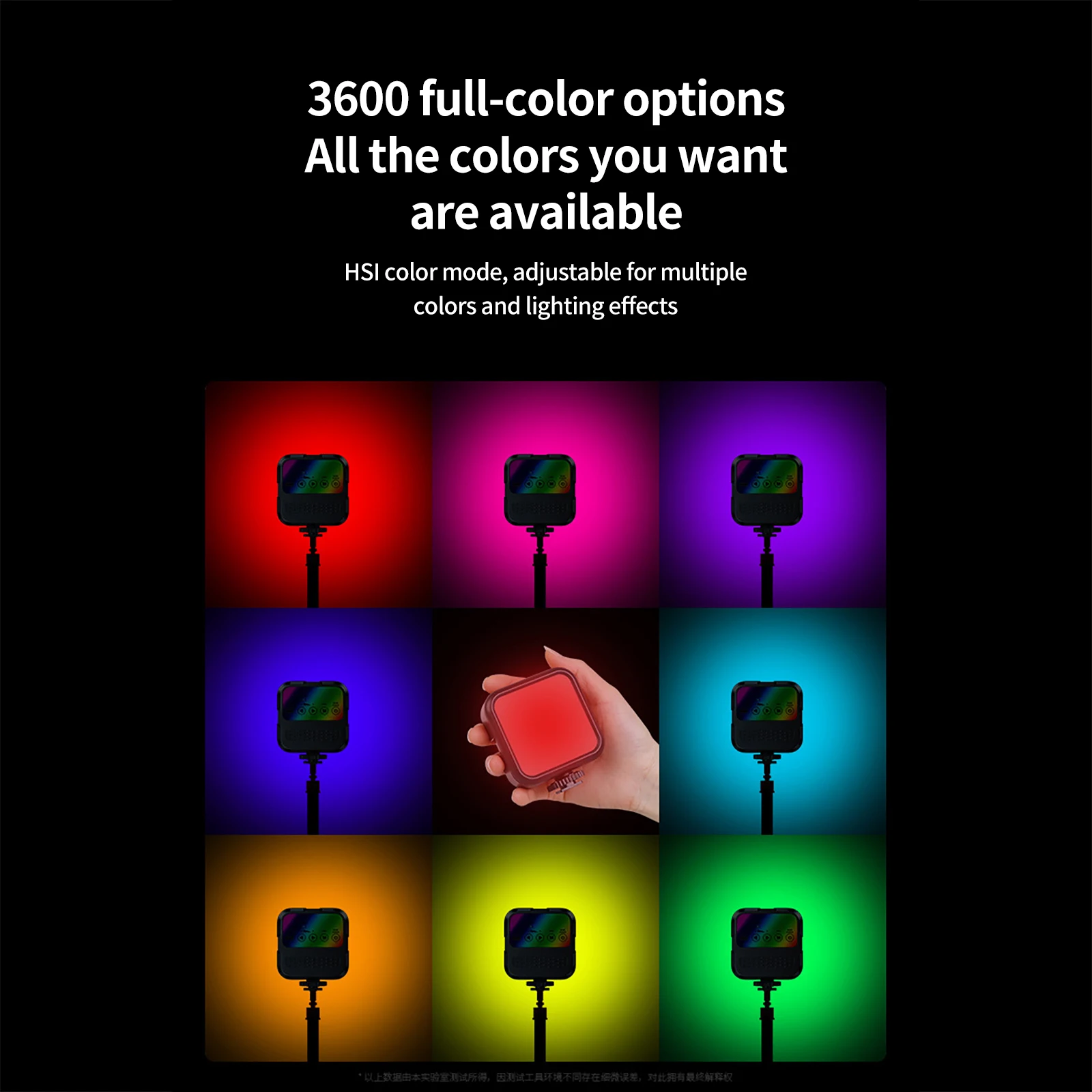 RGB Fill Light With Hot Boot Pocket LED Selfie Light For iPhone Samsung Mobile Phone Video Photo Photography Lamp With Tripod