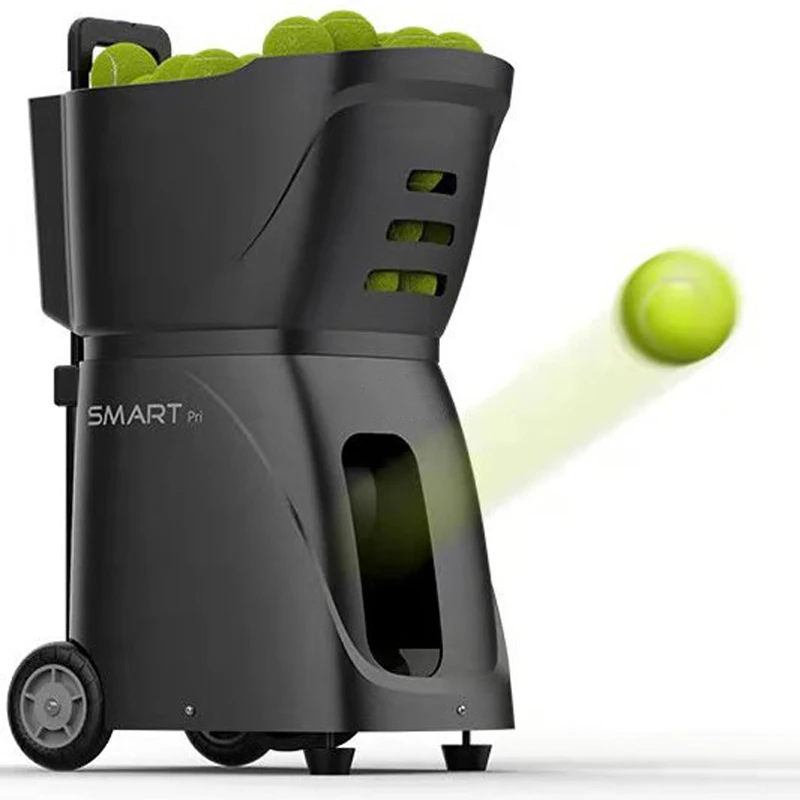 PT-Smart pri Tennis Ball Serving Machine Ultralight Tennis Topspin Trainer Mobile APP and Remote Control Dual Modes